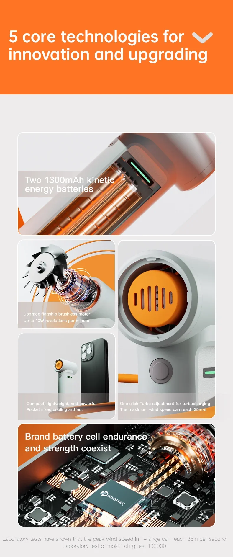 High-speed Brushless Motor, Portable, LED, 1300mAh - detail 24