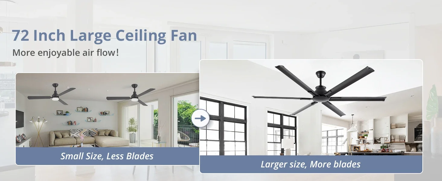 Large Industrial Fan, Aluminum, Ceiling - detail 14
