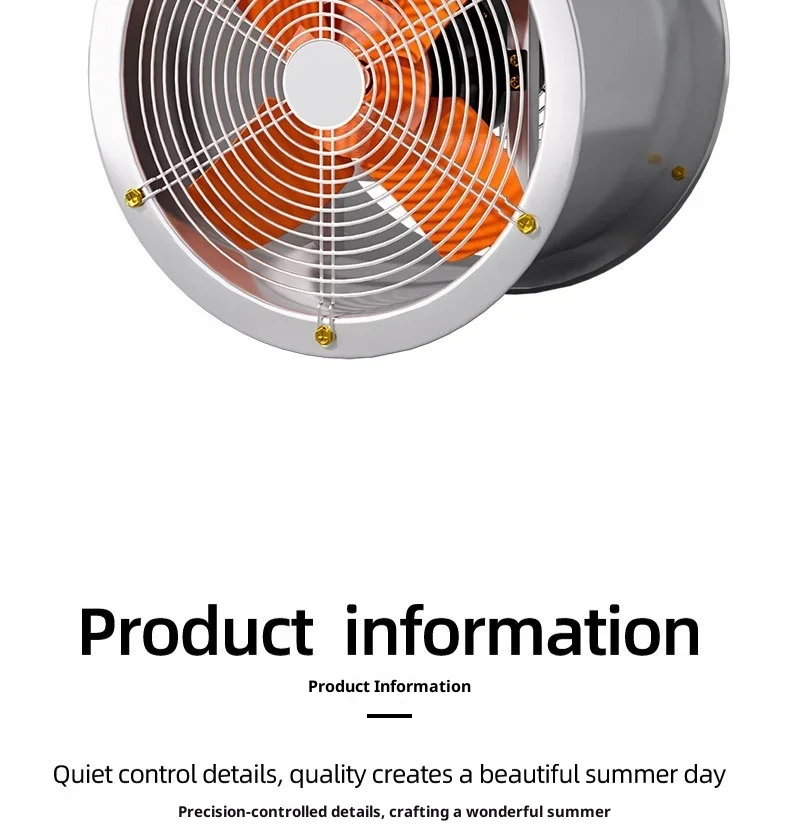 Blade Industrial Axial Fan, 220V, Aluminum - detail 6