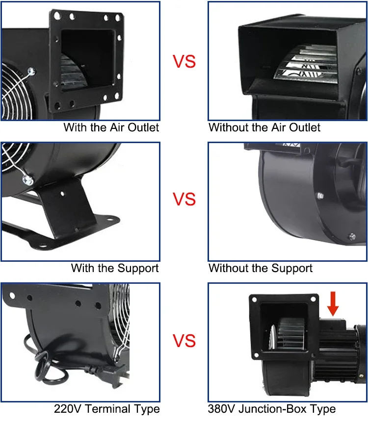 Radial Fan, Steel, 130FLJ1, 220V, 85W - detail 14