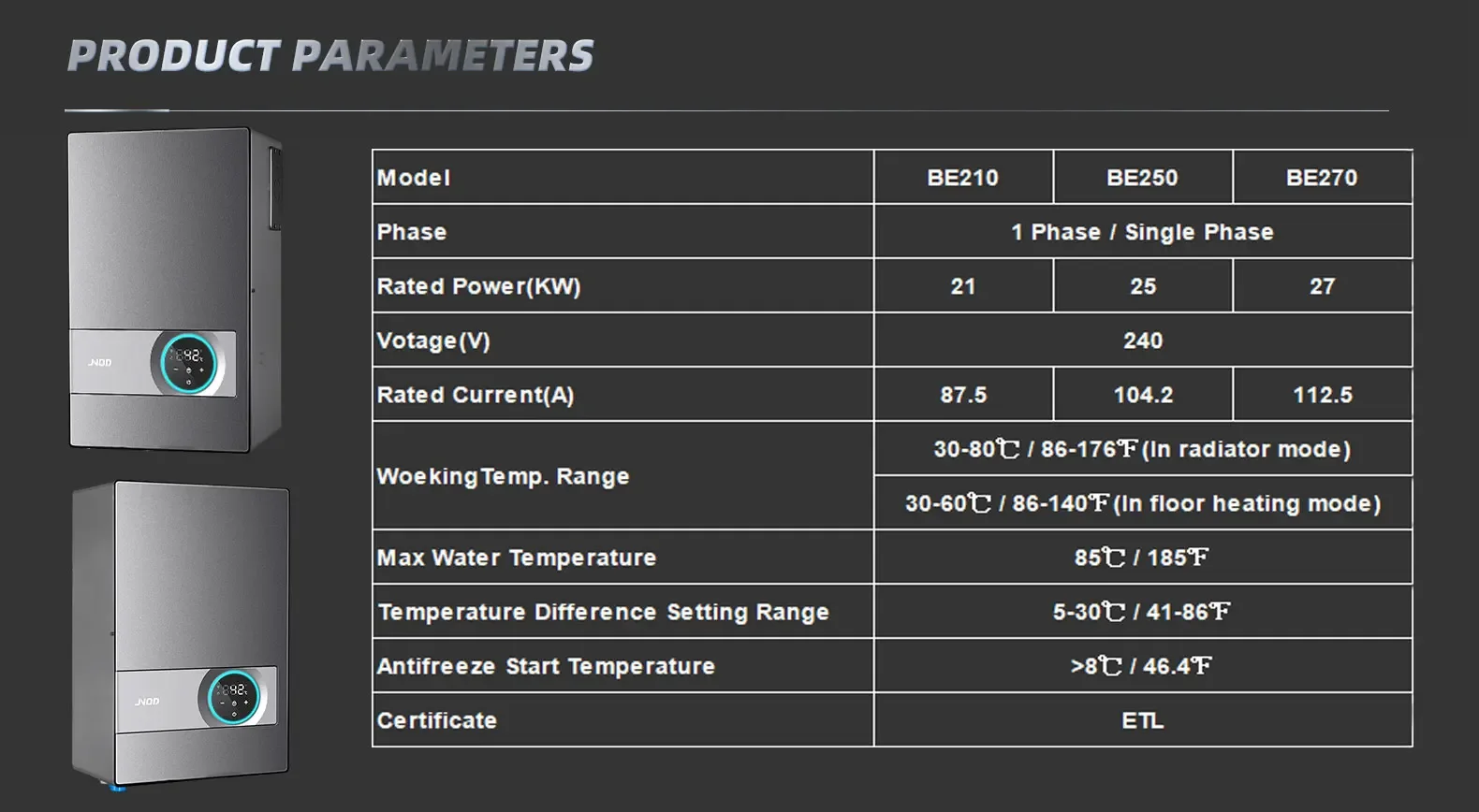 Electric Heat-only Boiler, ETL, Wall, 12kW - detail 10