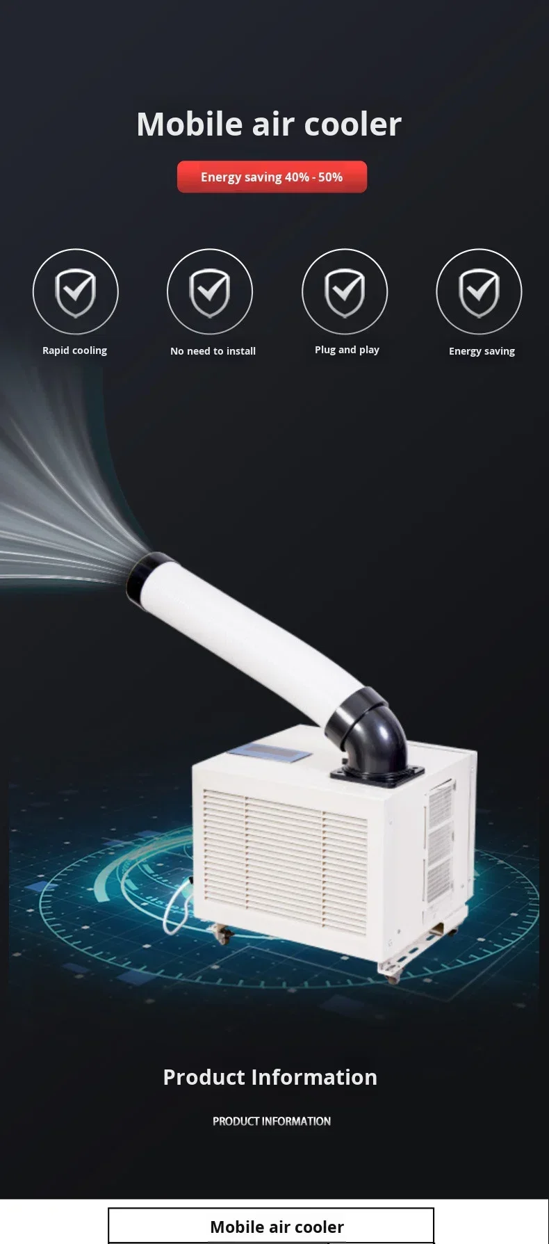 Industrial Air Cooler, R-410A - detail 8