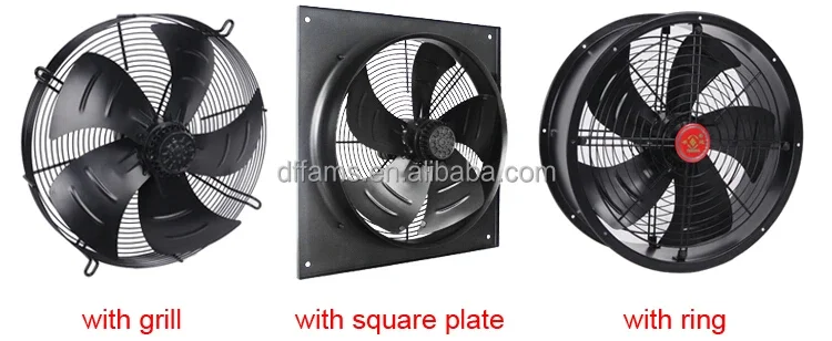 Axial Fan, 200mm, 900mm, Cast, 220V - detail 2
