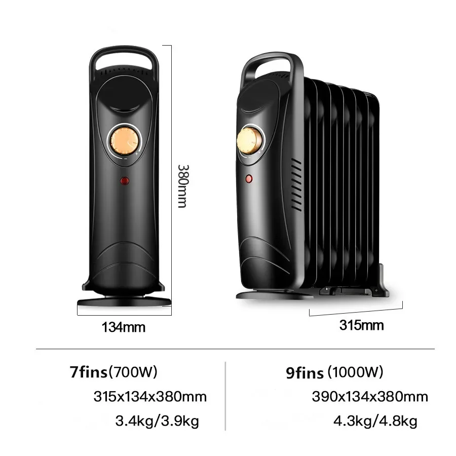 Electric Heater, 1500W, 1500 W, Metal - detail 8