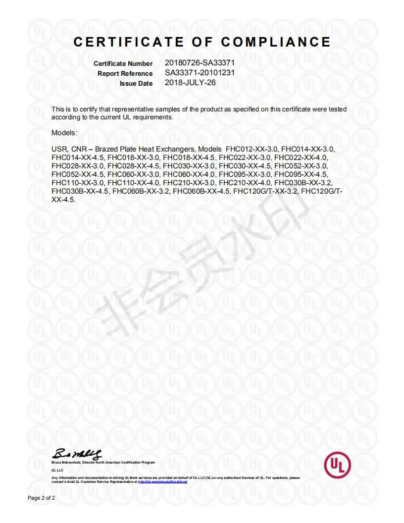 Plate Heat Exchanger, FHC110, 220V, SS304 - detail 34