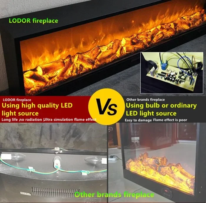 Electric Fireplace, 5D, LED - detail 18