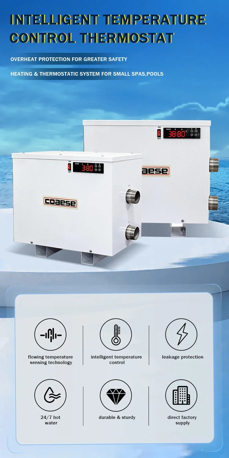 Water Heater, 18kw, 220 V, Iron+Stainless Stee - detail 8