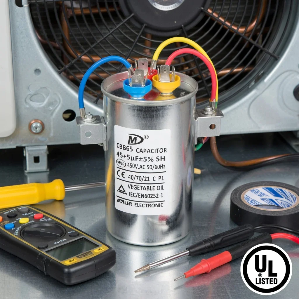 Listed Cbb65 Motor, 40uF, 450VAC - detail 16
