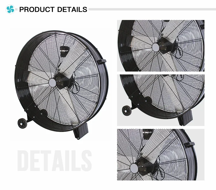 Commercial Drum Fan, 220v, 600, 750, 900 - detail 6