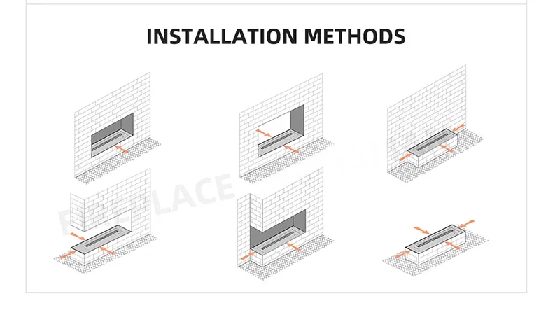 Electric Fireplace, 3D, Stainless Steel, Other Fireplaces - detail 28
