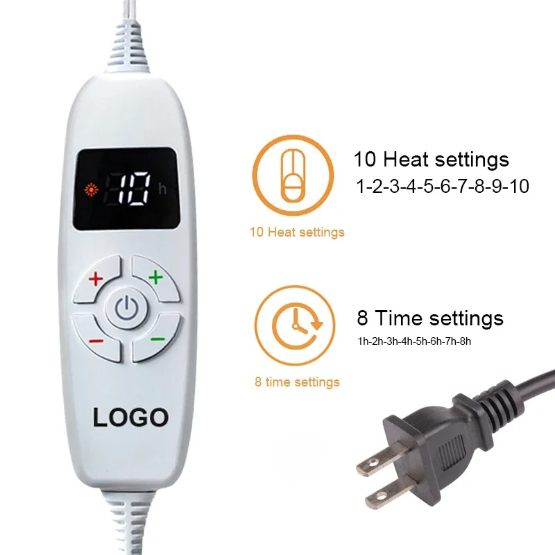 Fast Heating Electric Blanket, ETL, 60"x70" - detail 22