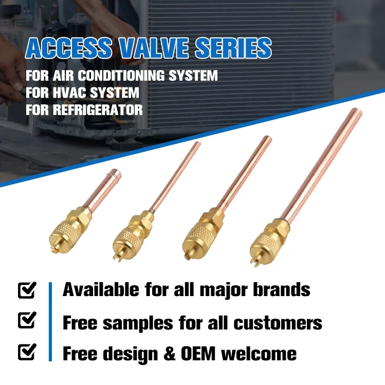 Copper Brass Pin Valve, R134a, HVAC - detail 2