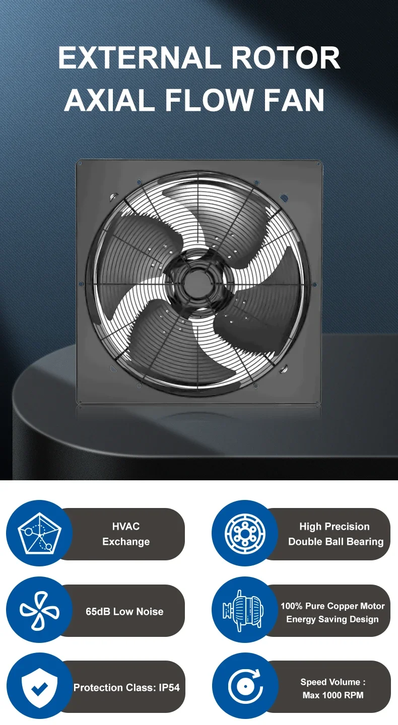 Axial Flow Fan, SANXIN, 380V, Aluminium - detail 2