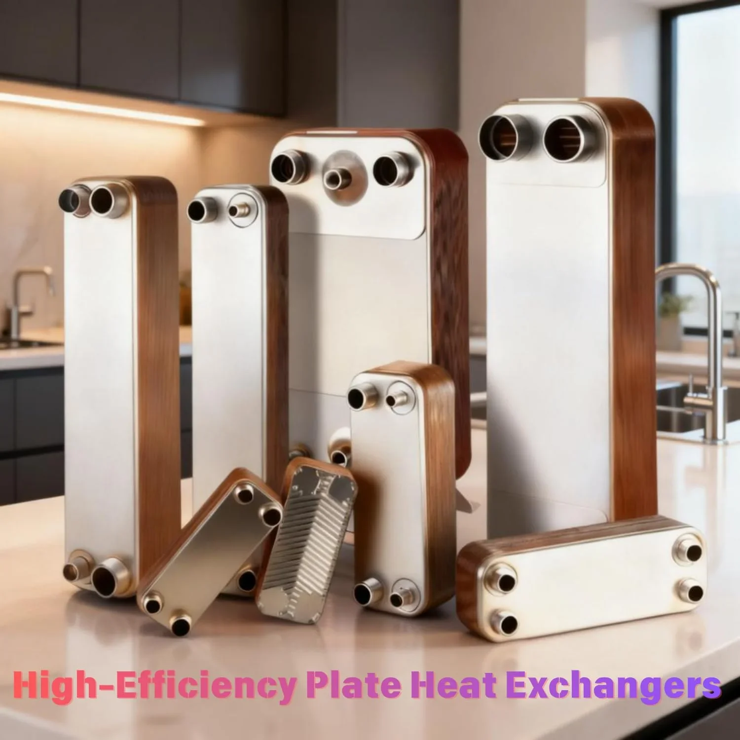 RIYI Brazed Plate Heat Exchanger, 304SS or Titanium, to 225C - detail 4