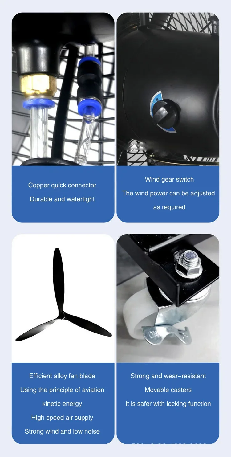 Capacity Misting Fan, 42L, 230w - detail 22