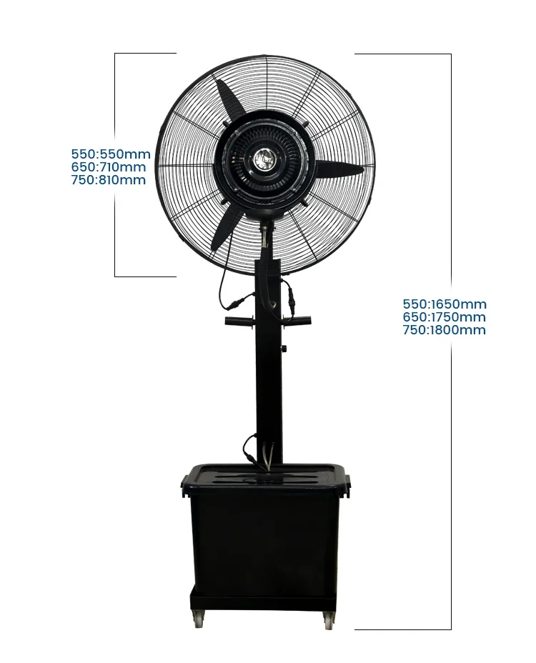 Industrial Misting Fan, Electric Power - detail 2