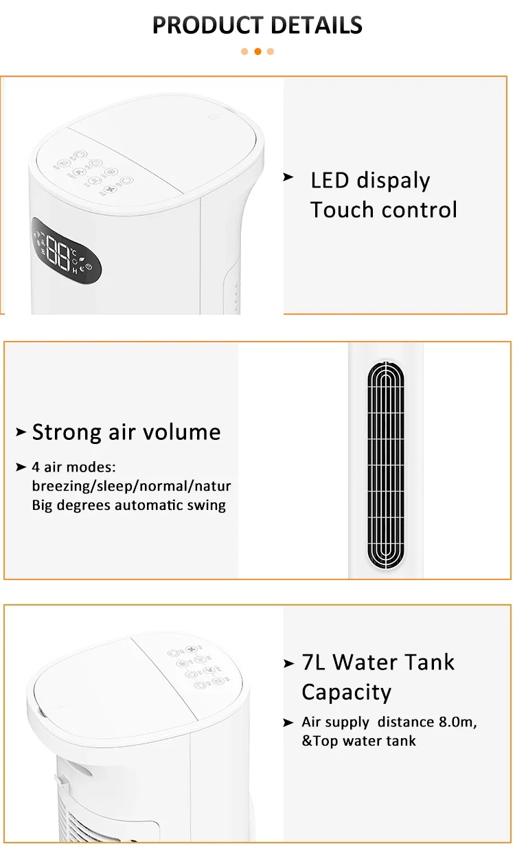 Floor Standing Fan, 220v, Portable, 7L - detail 6