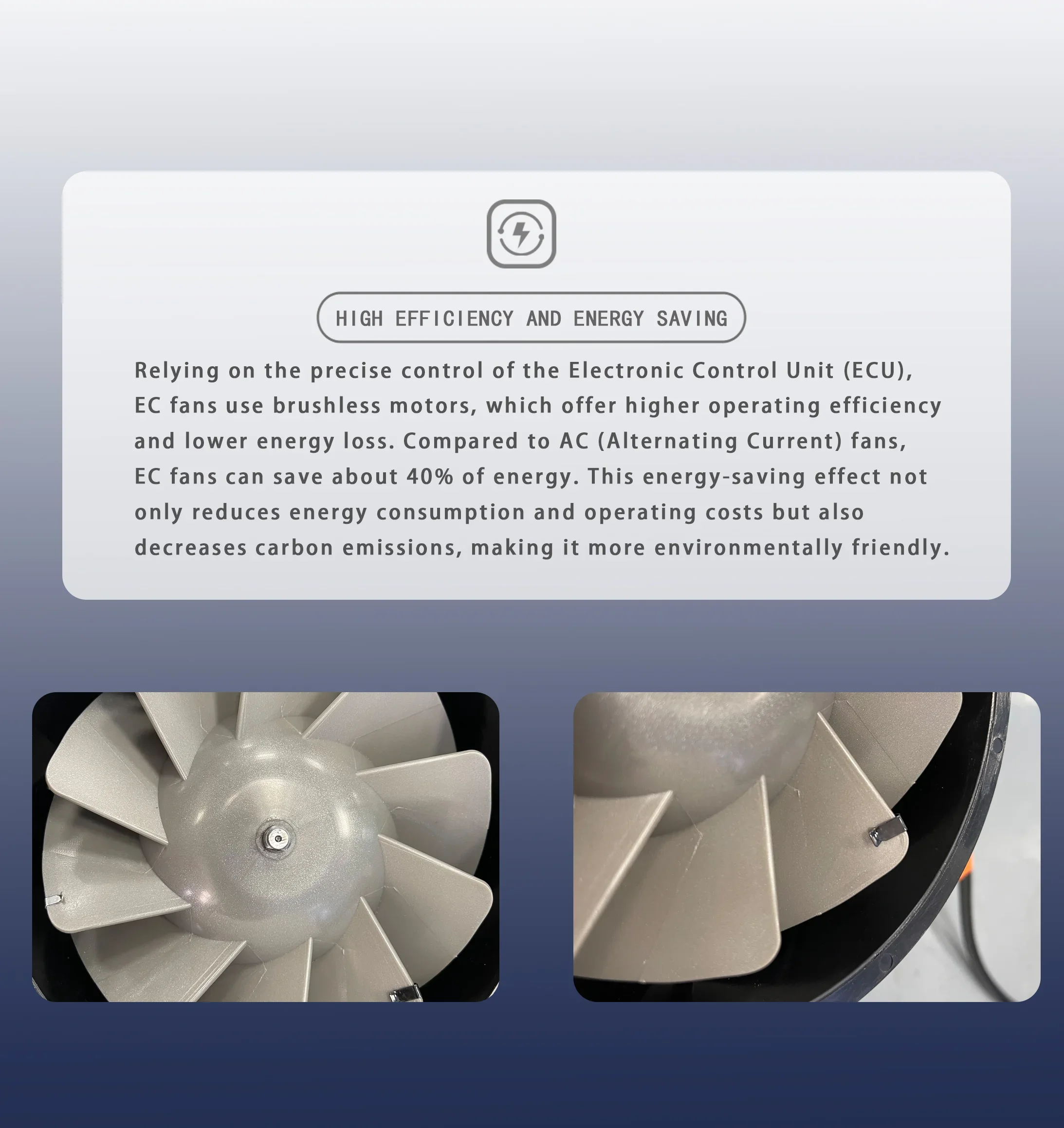 Duct Fan, 4", 110V/220V, 360m/h, 50dBA - detail 12