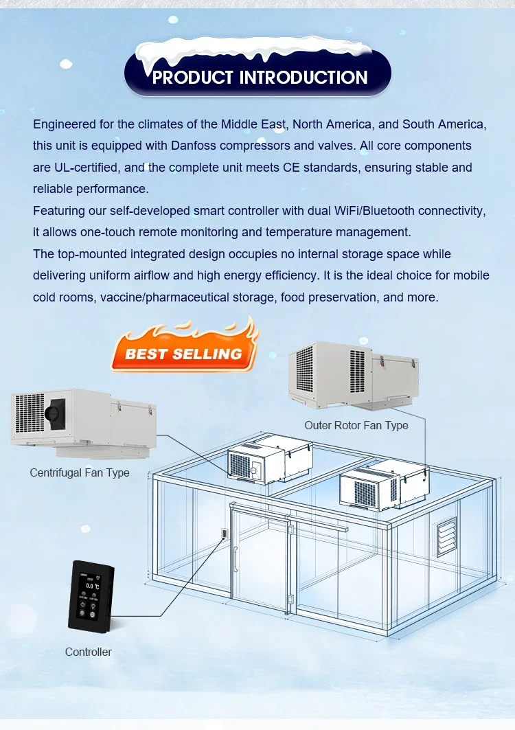 Condensing Unit, 3hp, R404a, Monoblock, 2560W - detail 4
