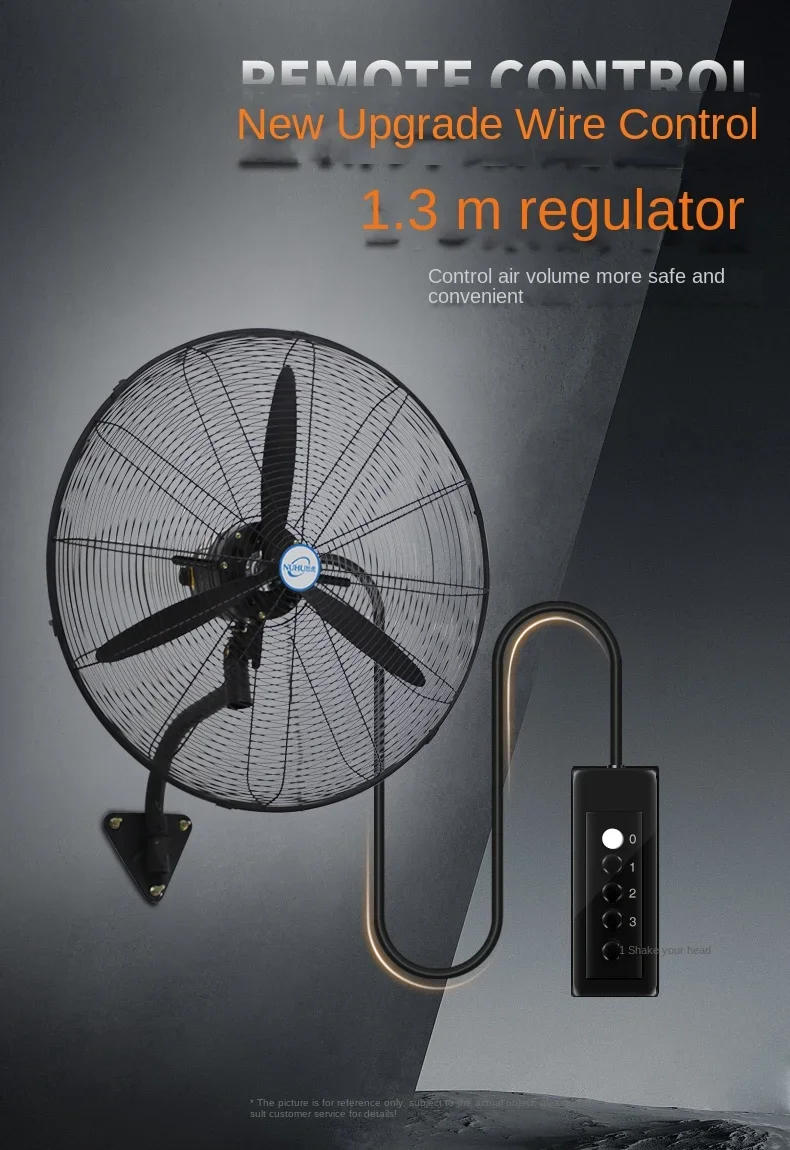 Industrial Oscillating Fan, 30-inch, Electric, Plastic - detail 14