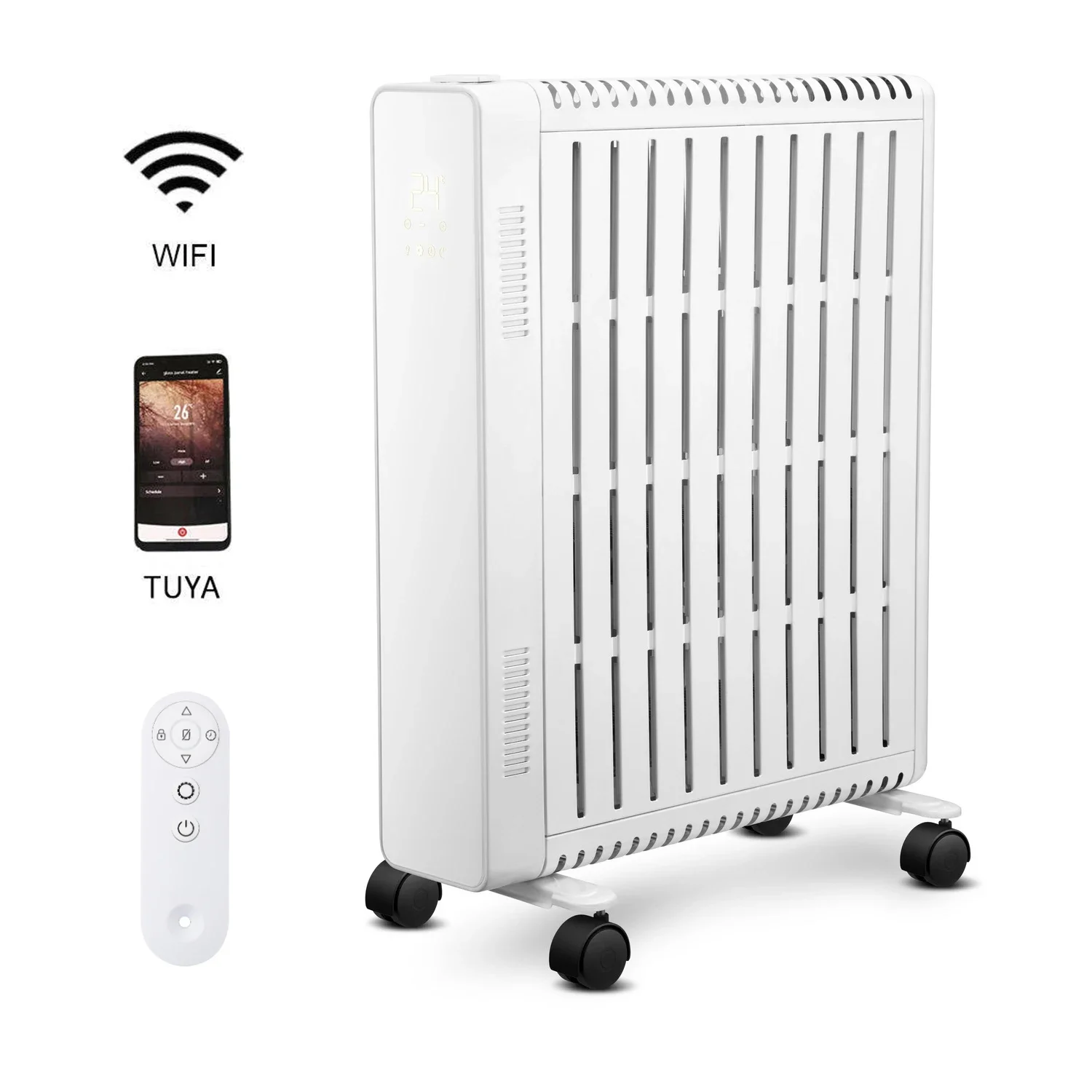 Infared Electric Oil Heater, 2500W, Portable - detail 14