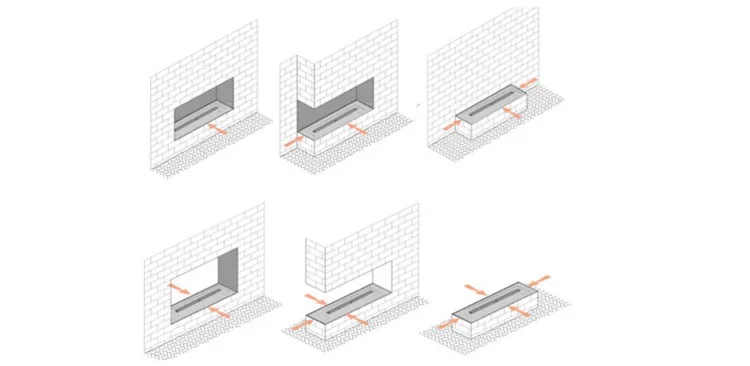 Electric Fireplace, 3D, 304 stainless steel - detail 22