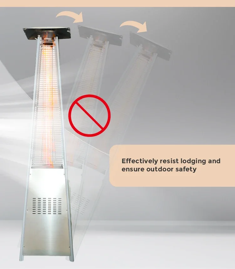 Pyramid Propane Heater, Stainless, Steel, 48000, BTU - detail 14