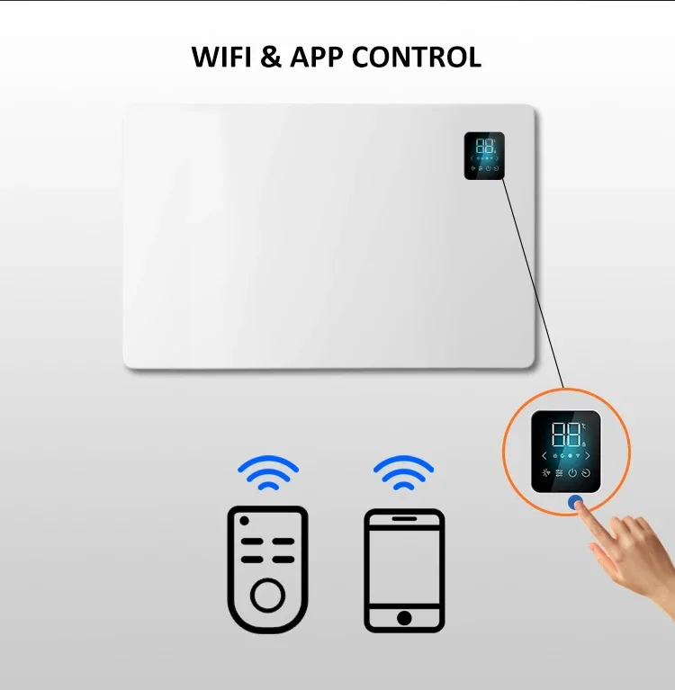 Metal Convector Panel, 1000W, 2000W, Wall - detail 10
