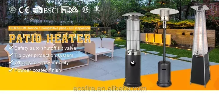 Gas Patio Heater, Steel, Patio Heaters - detail 2