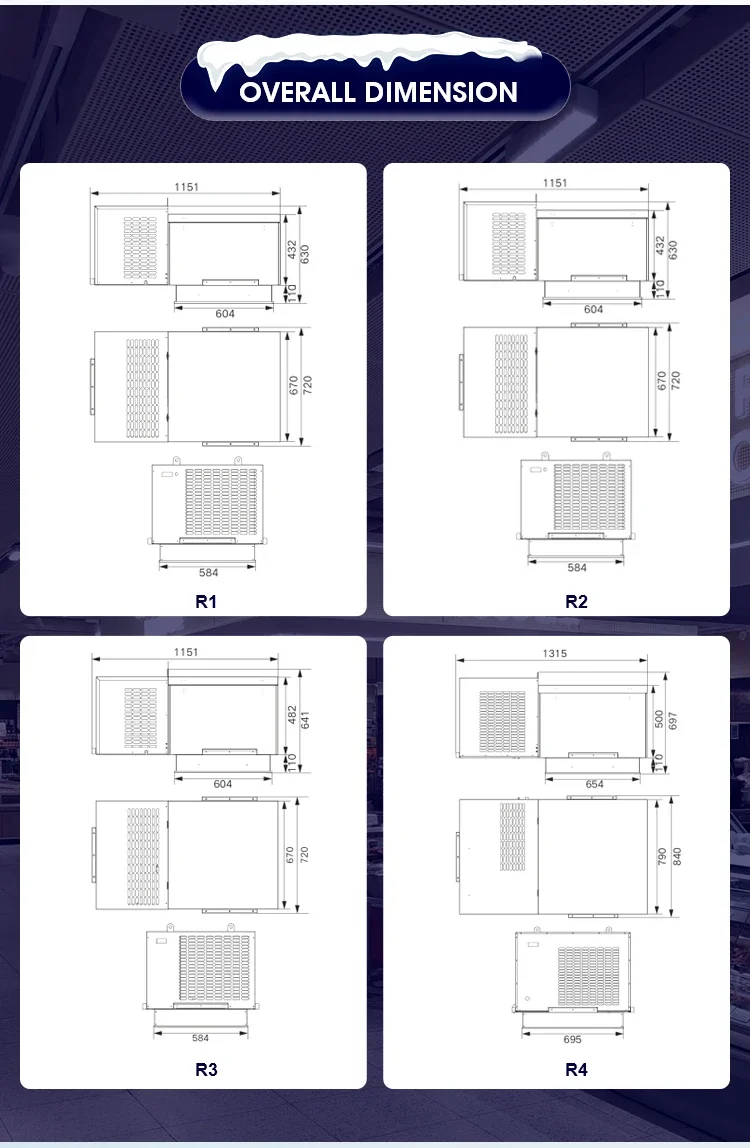 Condensing Unit, 3hp, R404a, Monoblock, 2560W - detail 14