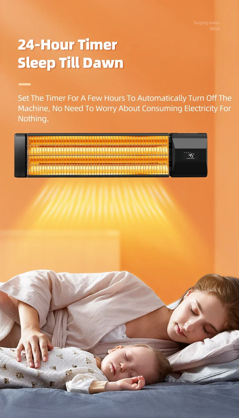 Body-sensing Radiant Heater, Ceiling, 3200W - detail 12