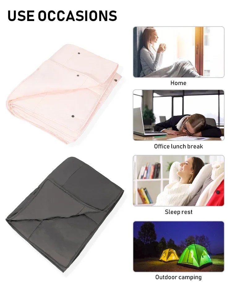 Electric Heating Wearable Blanket, Portable, 5V, USB - detail 18