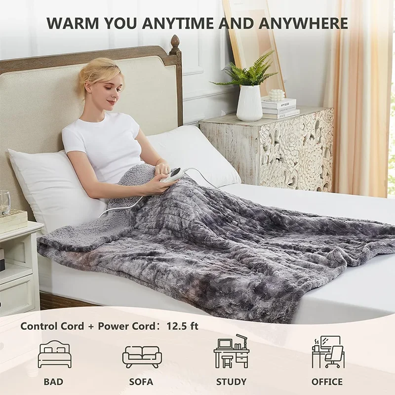 Folded Quilted Electric Blanket, 110-220V, AC220V, Us Plug - detail 6