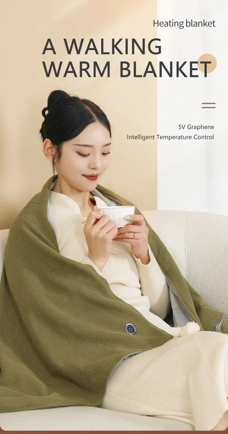 Washable Cold-proof Heating Blanket, 5V, USB - detail 2
