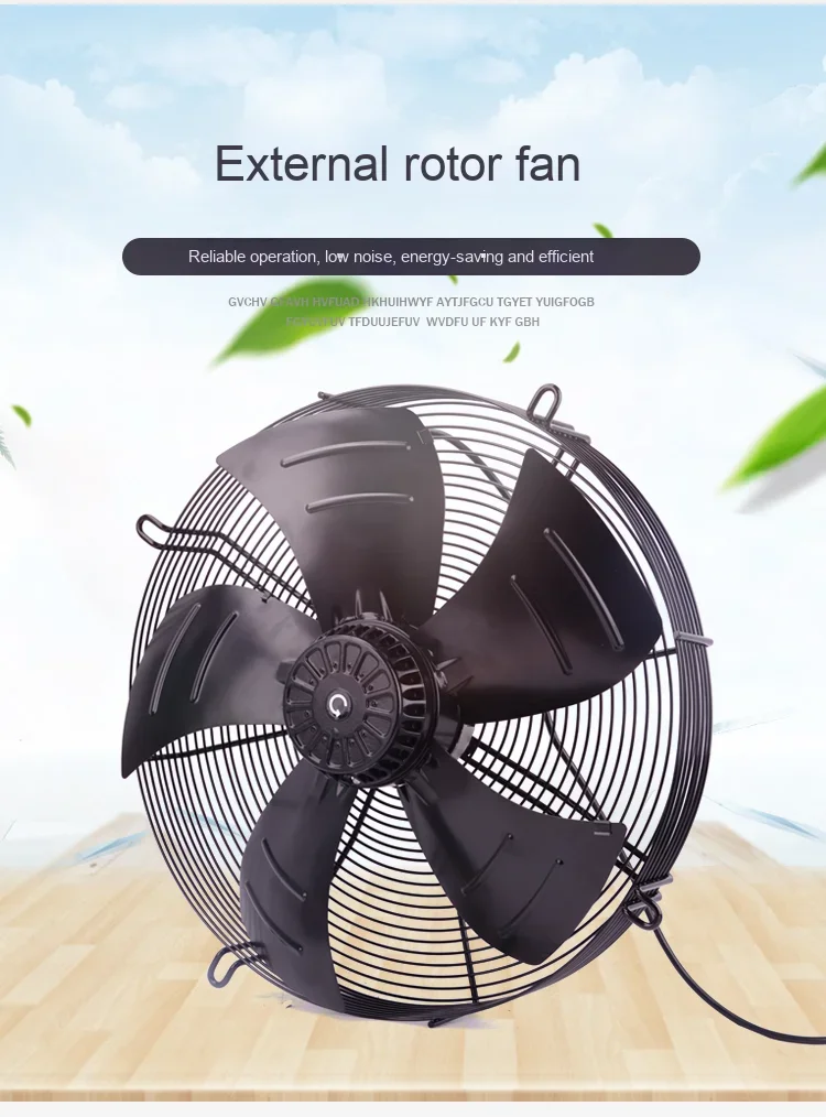 Axial Flow Fan, 600mm, 800W - detail 2
