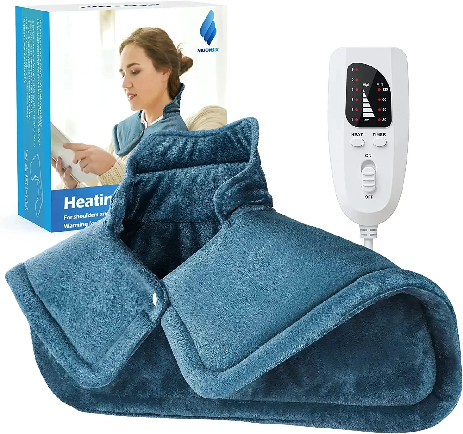 Home Office Use Warmer, 100-240V, Super cosy fleece - detail 4