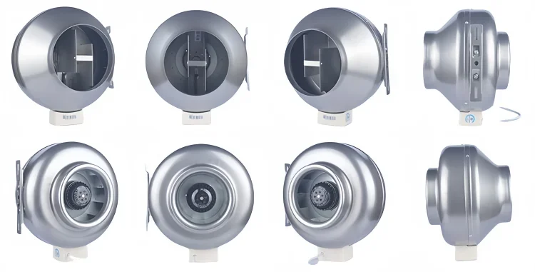 Inline Duct Fan, 220V, TSK, 100mm, Centrifugal - detail 2