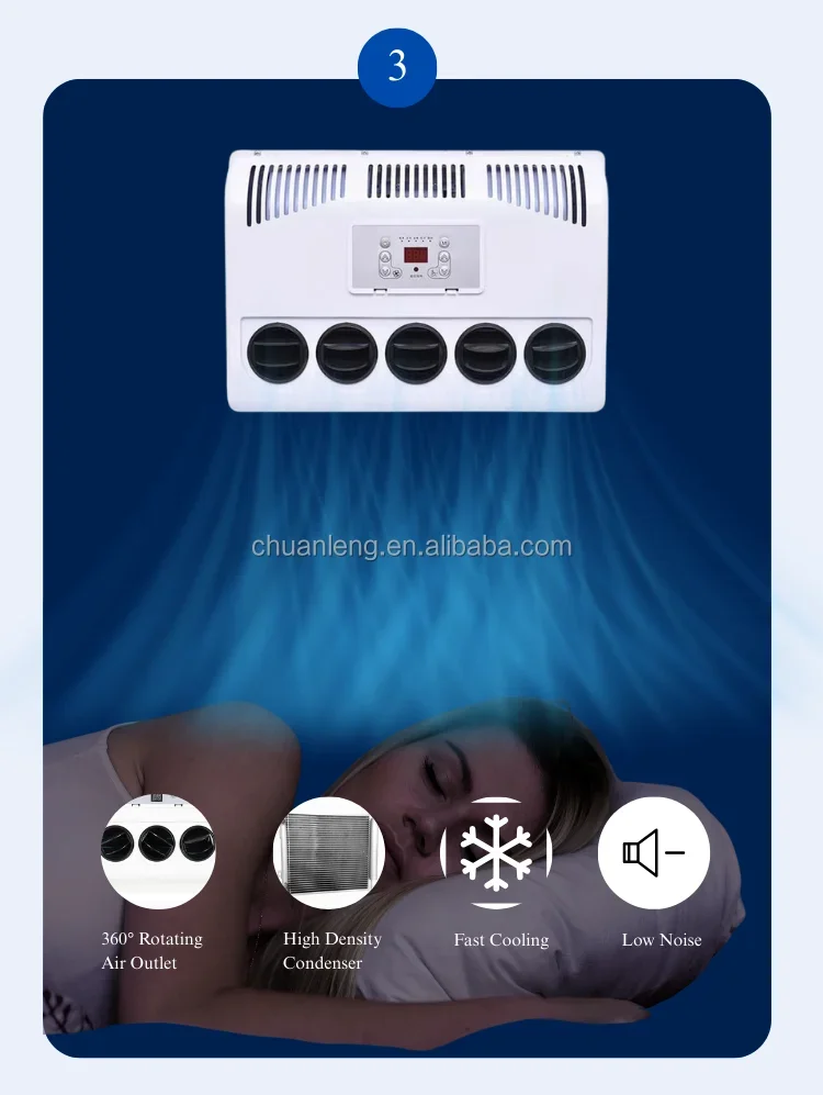 Split Truck Air Conditioner, 12V/24V, DC12V, 1800W - detail 30