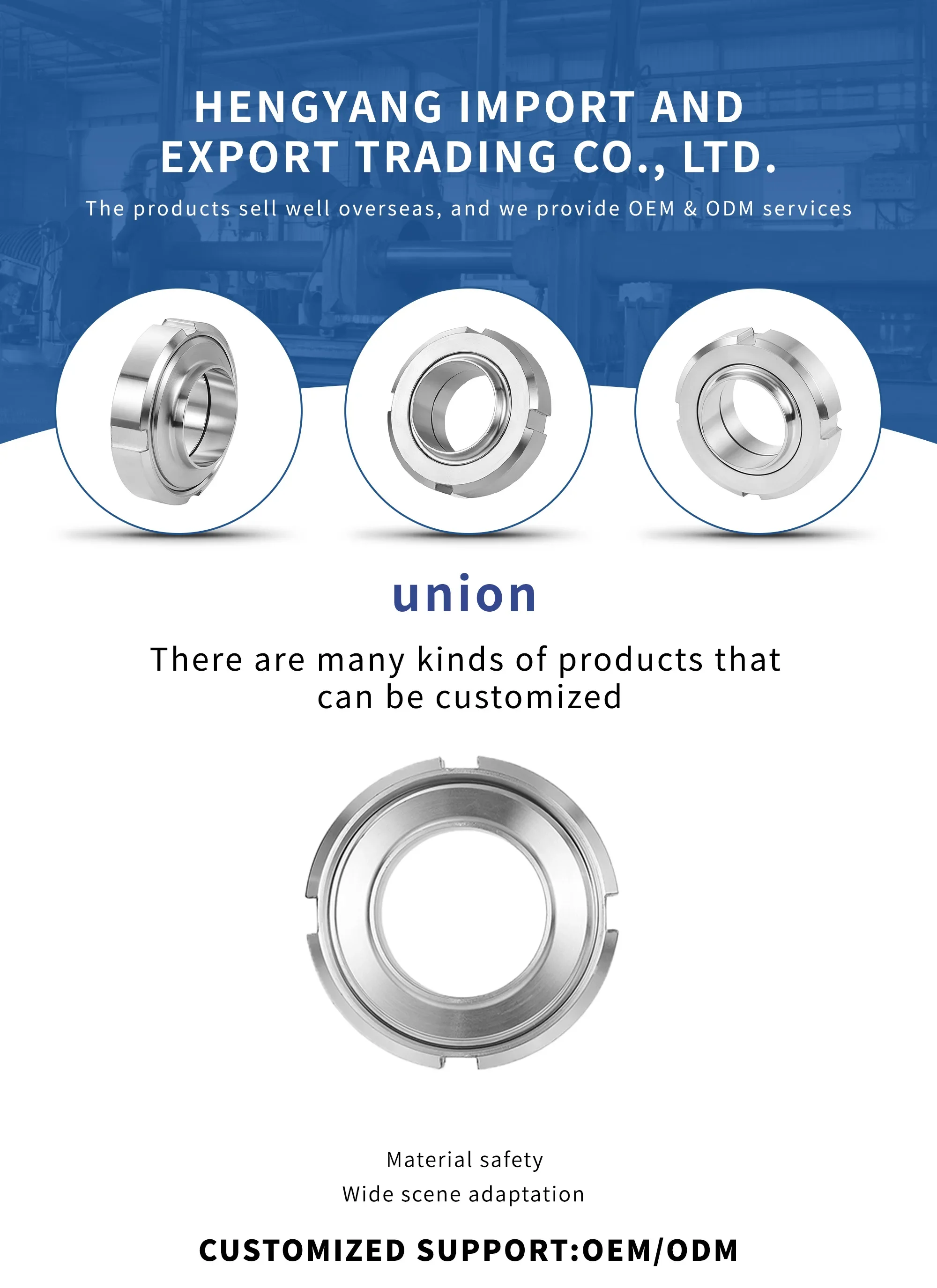Weldless Bulkhead Tri, Stainless, Steel, SS304, 1.5"/2" - detail 4
