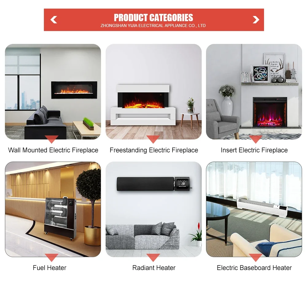 Electric Fireplace, 220V-240V, 1000W - detail 24