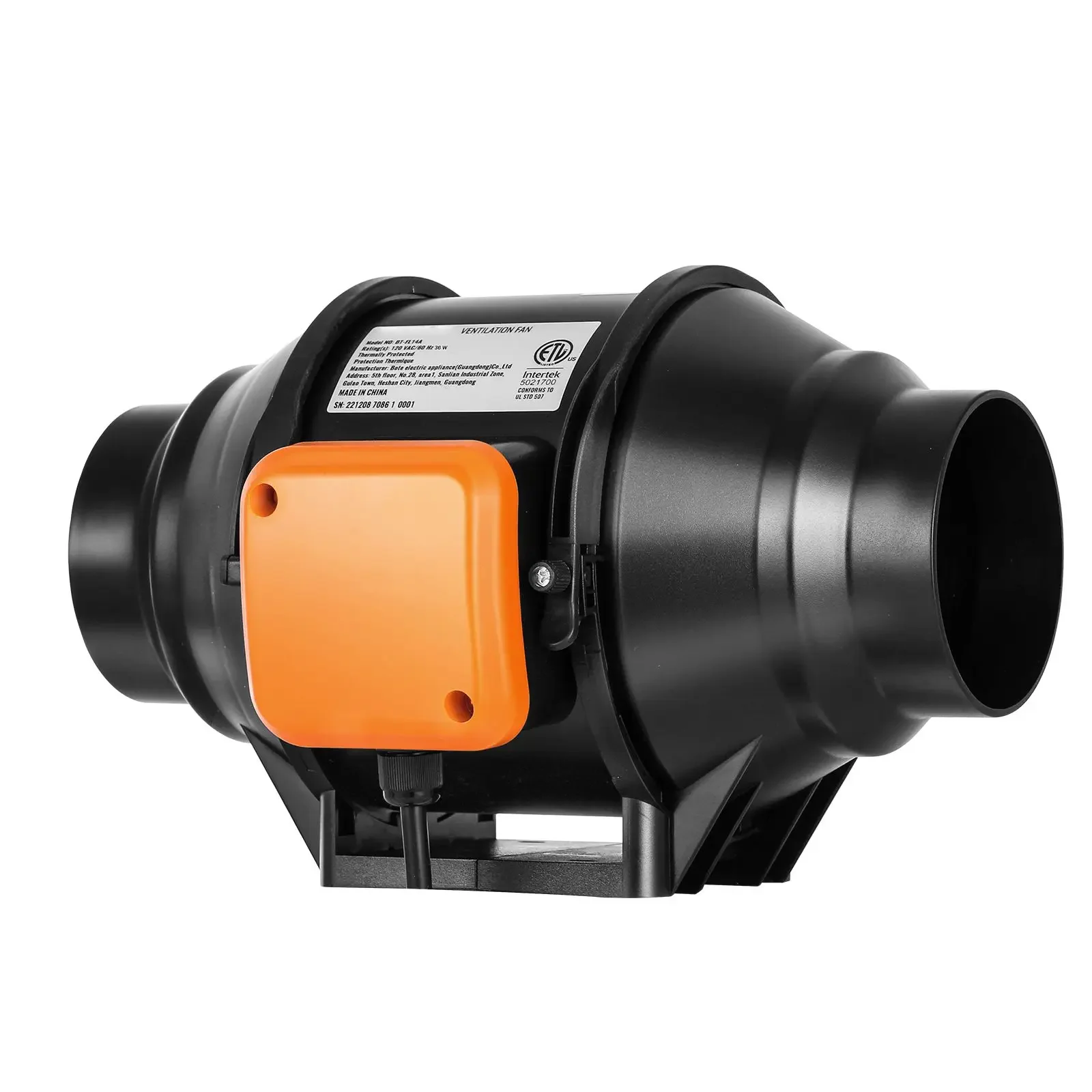 Inline Duct Fan, 200, CFM - detail 8
