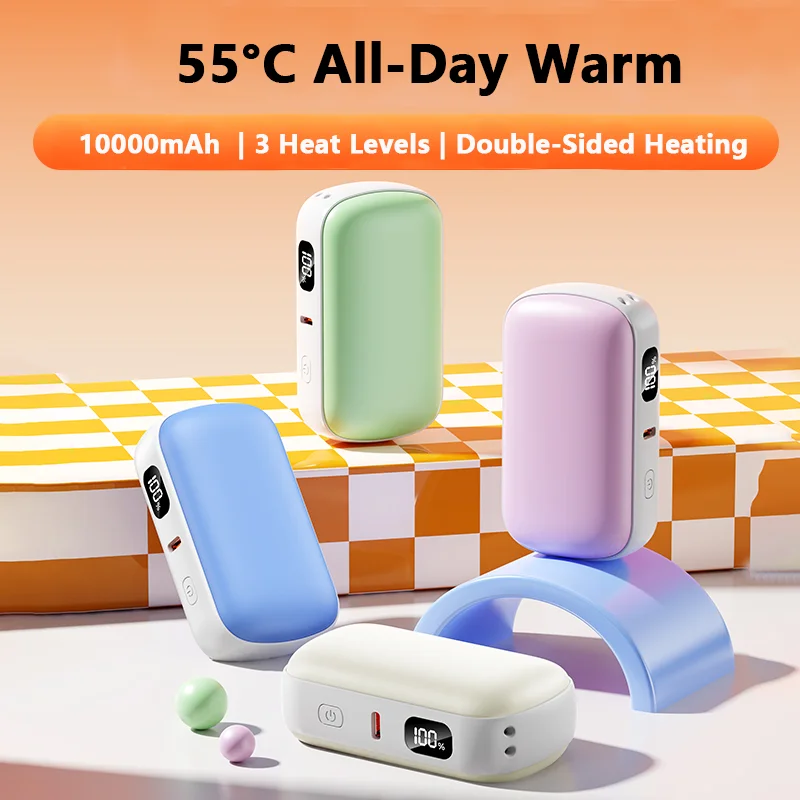 Hand Warmer, 2-in-1, 10000mAh, Portable, 45-55°C - detail 10