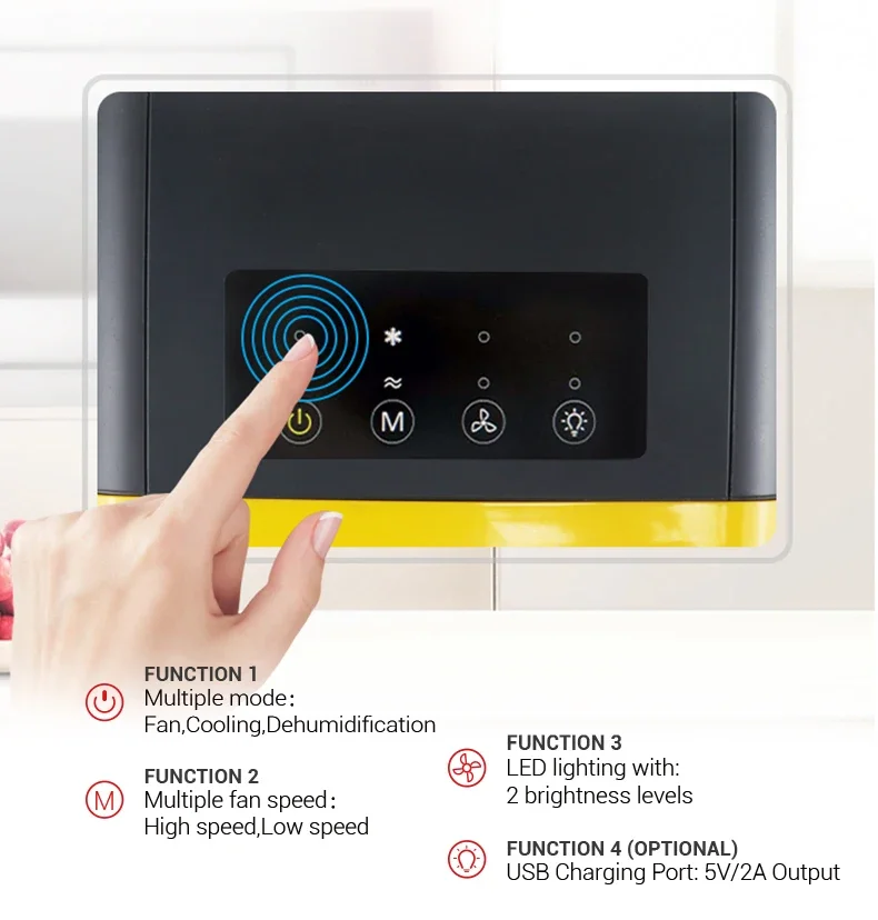 Portable Air Conditioner, USB, 100~240V, <6000 - detail 16