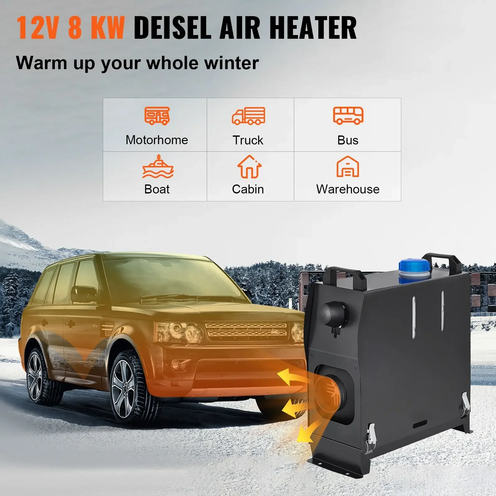 Diesel Air Heater, 8KW, 12V - detail 4