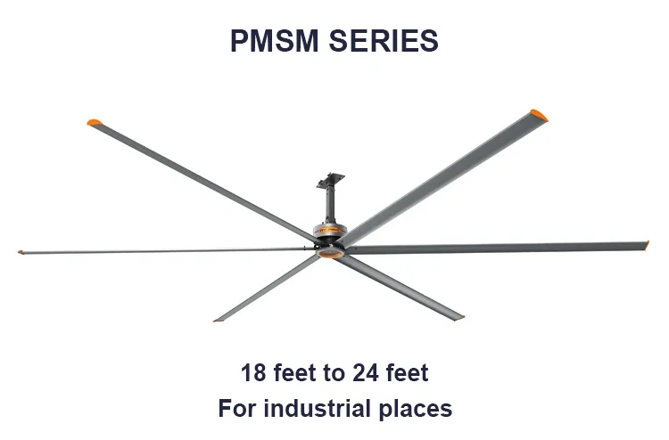 Ceiling Fan, RTFAN, PMSM, HVLS - detail 6