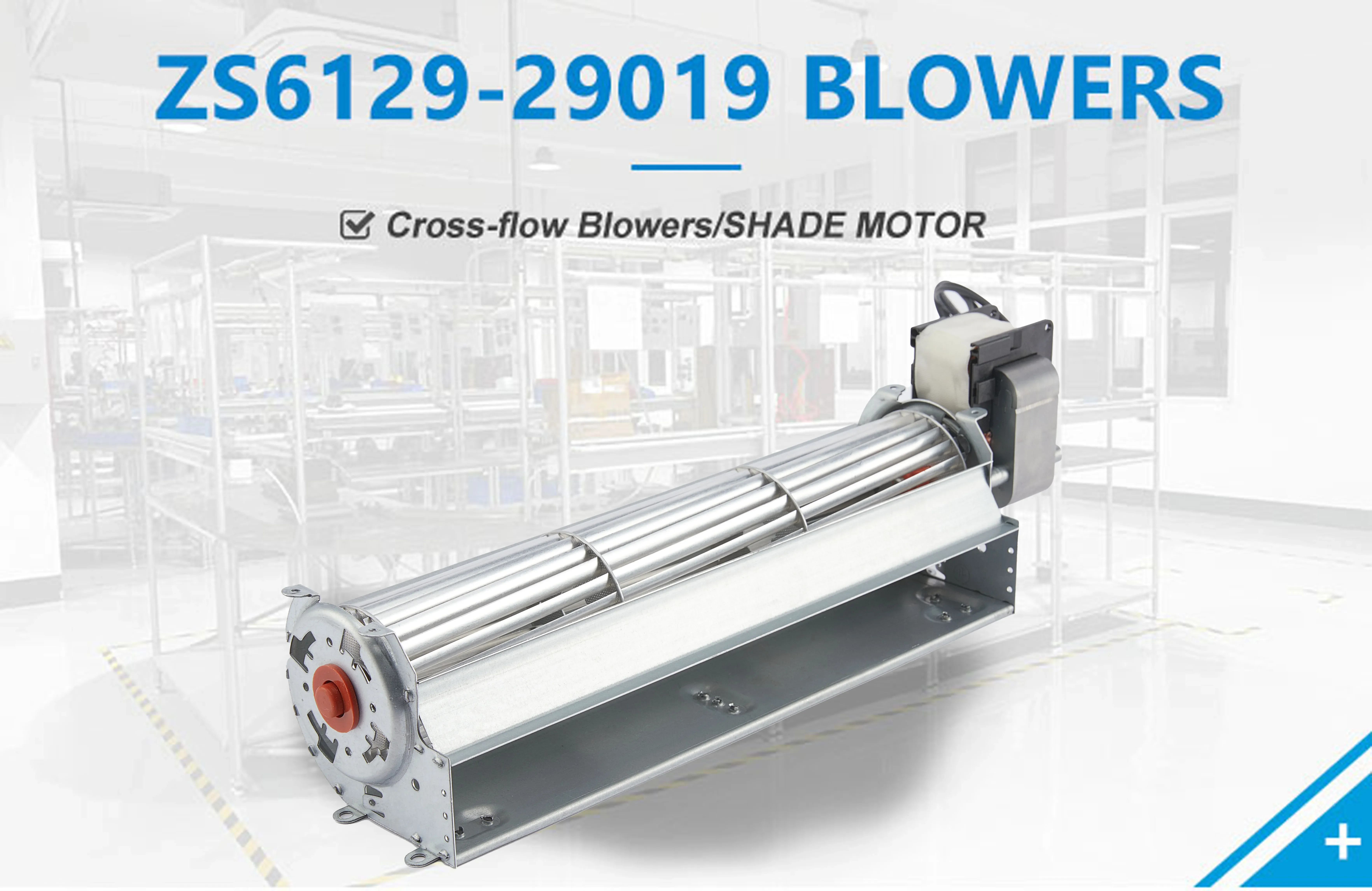 Cross Flow Fan, ZSON, ZS6129-29019, 60mm, 115-240V - detail 2