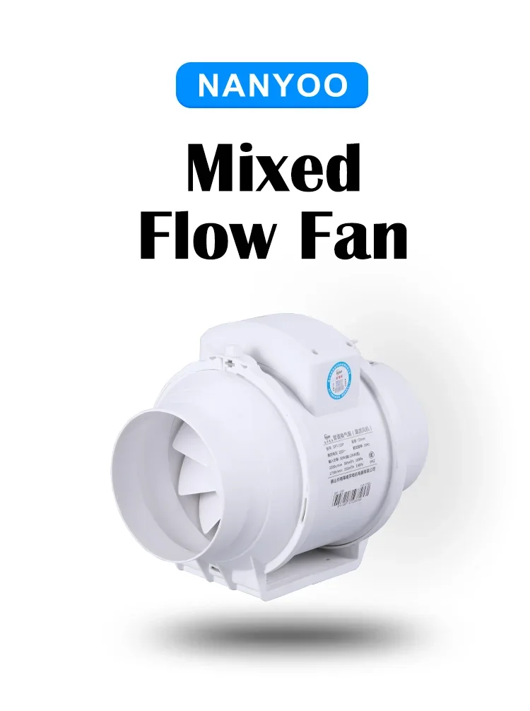 Fan, PWM, Inline, Centrifugal, Plastic - detail 4