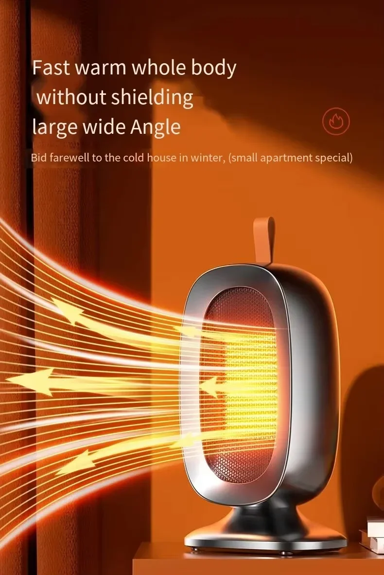 Mini Ptc Heater, Portable, 1200W, ABS - detail 6