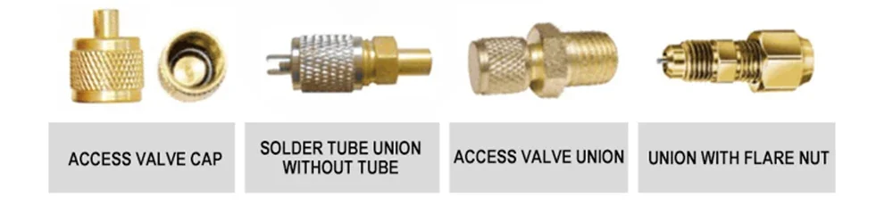 Copper Brass Pin Valve, R134a, HVAC - detail 6