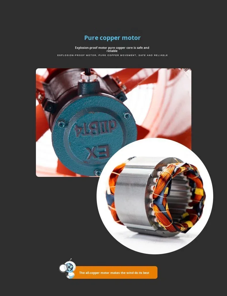 Axial Flow Fan, Explosion-Proof, Portable, 220V - detail 4